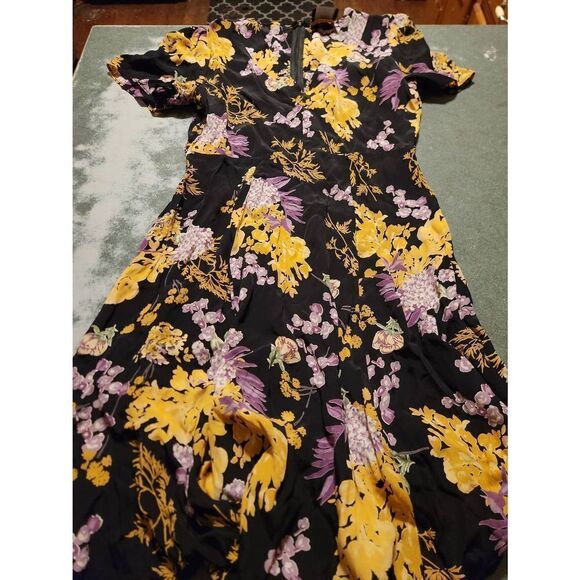 byTiMo 50s Dark Wild Forest Dress sz Small - Picture 2 of 6